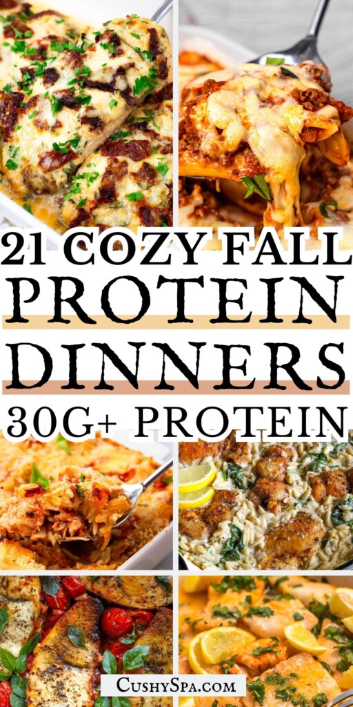 21 Fall High Protein Dinners with 30G+ Protein