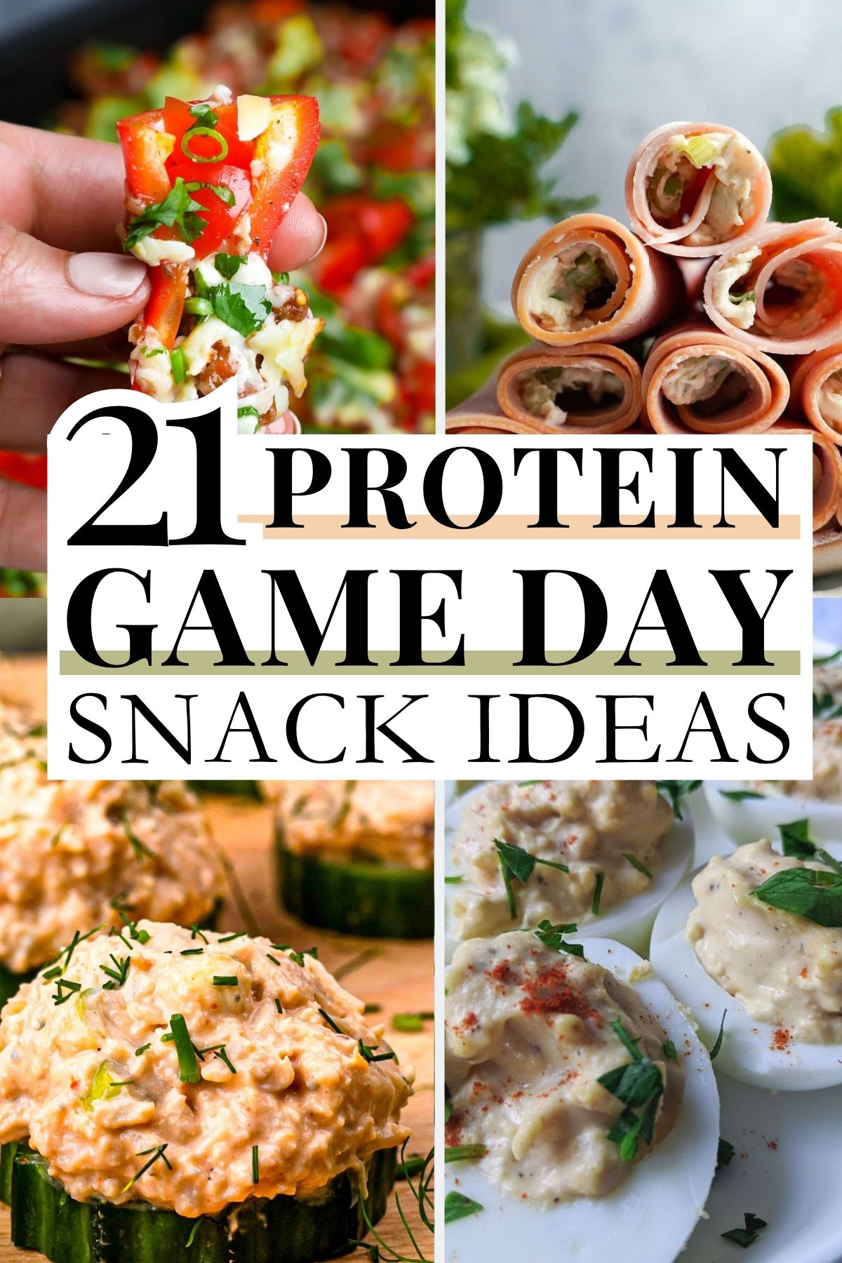 21 High Protein Game Day Snack Ideas