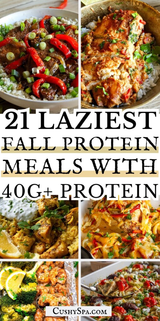21 Lazy Fall High Protein Meals with 40G+ Protein