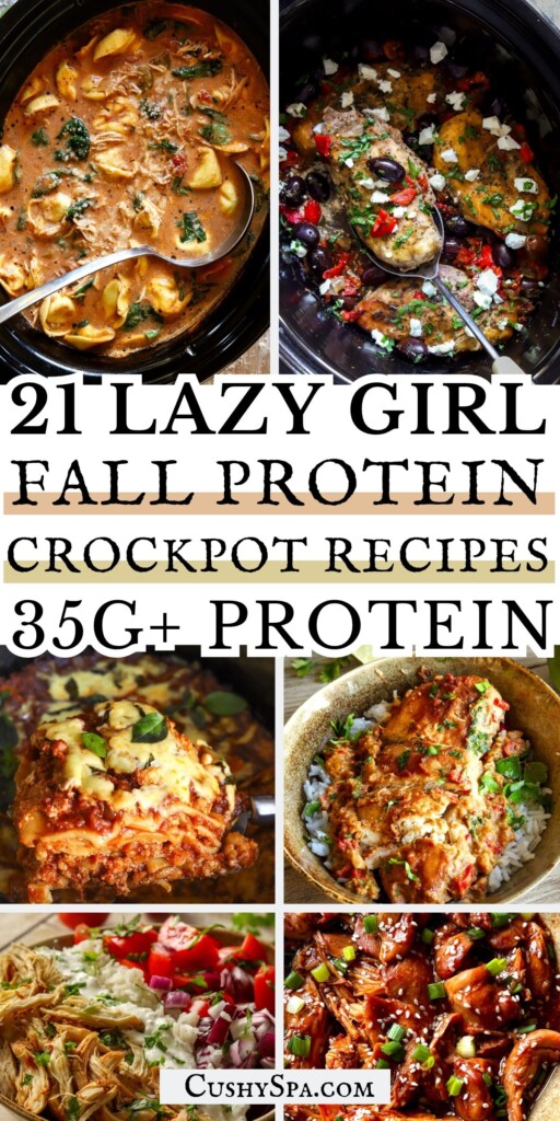 21 Lazy Girl Fall High Protein Crockpot Recipes with 35+G Protein