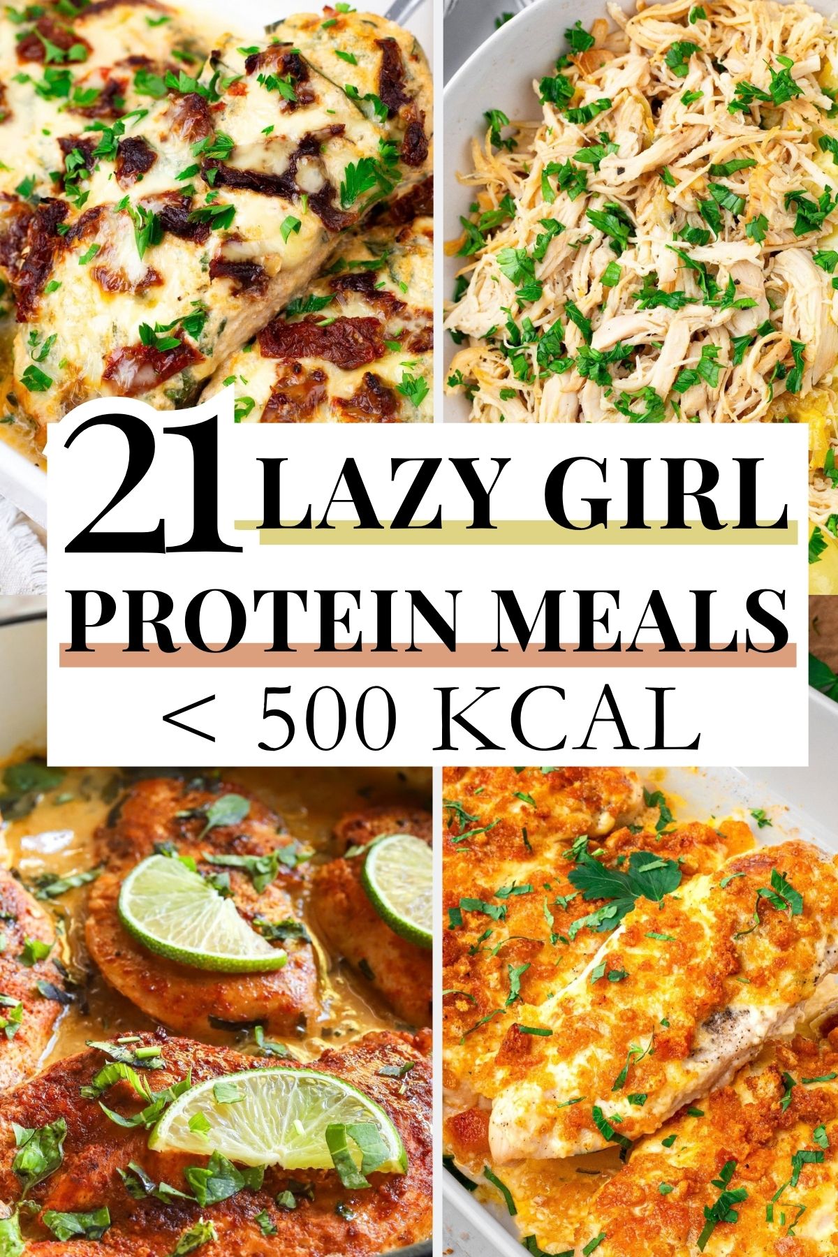 21 Lazy Girl High Protein Meals Under 500 Kcal
