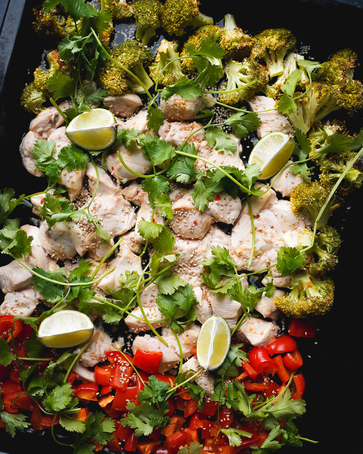 Sweet Chilli Chicken Sheet Pan Dinner